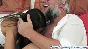 busty 18yo euro ass jizzed hard by grampa ughh