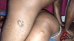 Nigerian amateur couple fucks slow with emotional music