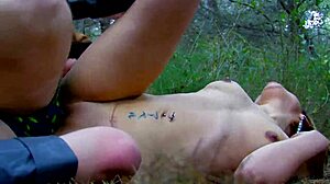 dude gets blowjob deep in nature