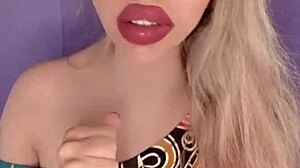 Blonde Fetish Dream with Long Hair Nails