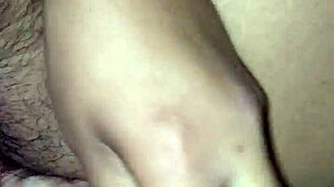 watching my fat bbw latina gf stretch pussy with two huge dildos