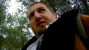 dude gets blowjob deep in nature