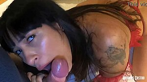 safada peituda latina licks cunhado's cock teasing nipples before raw pov facial orgasm collab stellar bluue