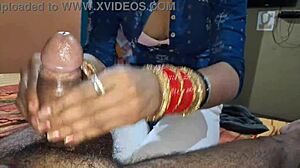 desi village bhabhi's sensual massage turns into sloppy cum in mouth finish