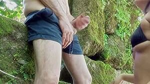 wanna watch my deepthroat blowjob cumshot outdoors pov?