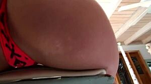 curious teen 18+ first blowjob on hard rod