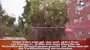 Shy German Student Tourist Tries Intense Outdoor Fuck With Pickup Macho