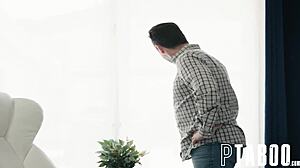 Tommy Pistol Peeps Stepdaughter Destiny Mira Undressing Into Taboo Hardcore Sex