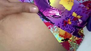 Desi Big Melon Tits Girl Fucked Hard by Muscular Bodybuilder Outdoor!