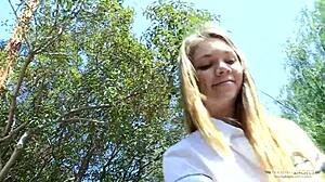 jessie andrews moans as monster cock fills hairy pussy