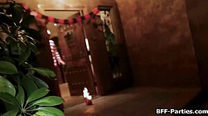 Trick-or-Treat Foursome Busted Stealing Girlfriends Halloween