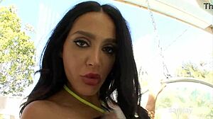 sara jay's wet pussy squirt ride on huge cock