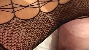 heartbroken watching slut wife take huge black cock pounding from bull while cuck lubes her ass