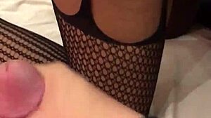 heartbroken watching slut wife take huge black cock pounding from bull while cuck lubes her ass