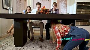 Milf shows friend stepson love with desk gangbang instructions shared