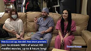 dr tampa's procedure on blaire celeste's pierced pussy backstage 😏🔥