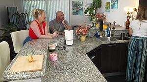 stepsister deepthroats stepbro's monster cock craving more