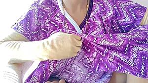 Hot Indian Girl Fucks Jija Doggystyle to Orgasm!