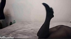 Miley Grey's Sexy Nylon Legs Obsession