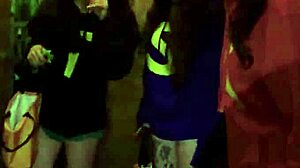 Trick-or-Treat Foursome Busted Stealing Girlfriends Halloween