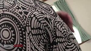 slim japanese babe group pov blowjob handjob cumshot threesome