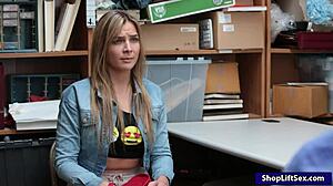 Blair Williams Fucked Hard By Nasty Officer After Theft