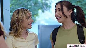 why lick busty milf stepmom behind my back??