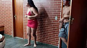 first time 18yo cowgirl takes two huge cocks backstage screaming!