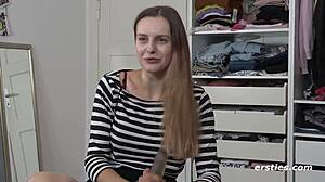 ever wonder how wild romantic lauren fingers her tight german pussy to orgasm?