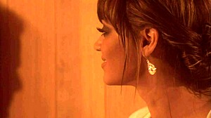 shapely gym babe moans through sauna doggystyle after intense training