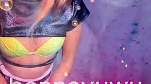 bonneyuwu shakes cute pigtails in sexy white skirt argentina dance 🔥💃