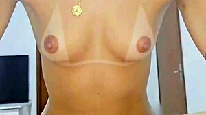 Tanned Latina Stepsis Rides Cock Gapes Ass Creampie Orgasm