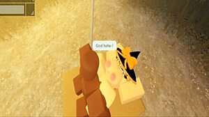 Robloxian Witch Elainaf Takes Rough Black Cock Pounding