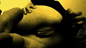 Erotic Solo Masturbation with Wet Hairy Pussy and Huge Dildo Anal