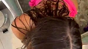 i edge deepthroat in wet shower clothes denying cum