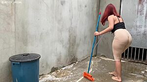 Couldn't resist grabbing that massive latina ass passing right by me