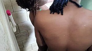 naughty joao showers with busty nicoly carioca bbc bareback