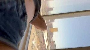 girlfriend's clothes ripped off for wild vegas suite ass licking sex!