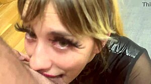 blondes face spit covered cum gulped sloppy