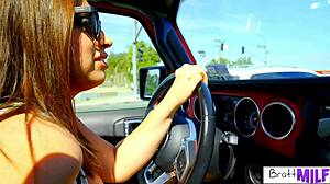 stepson ella knox cheer up beach bikini tittyfuck cumshot pov