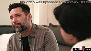 Stepson And Stepdad DP Blindfolded Asian Stepmom After Massage