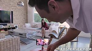 Foster alex coal spanked hard in garage pov