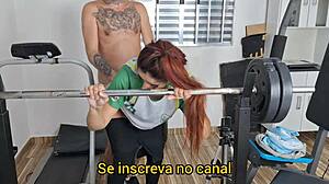 Crossdressing Employees Fuck in the Warehouse