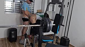 Crossdressing Employees Fuck in the Warehouse