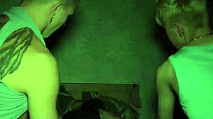 Daddy And Stepsons Pound Twink's Narrow Asshole Hard Until Cum Explosion