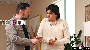 Stepson And Stepdad DP Blindfolded Asian Stepmom After Massage