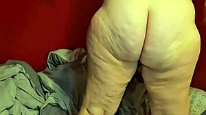 Pregnant Wife's Wet Panties Rip for Striptease