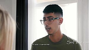 18-year-old Andi Avalon experiences first sensual Nuru massage with Diego Perez