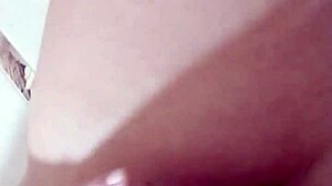 brunette teen masturbates wet pussy in shower