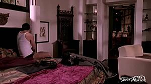 tera patrick grinds her wet pussy on alec knight's throbbing cock massage